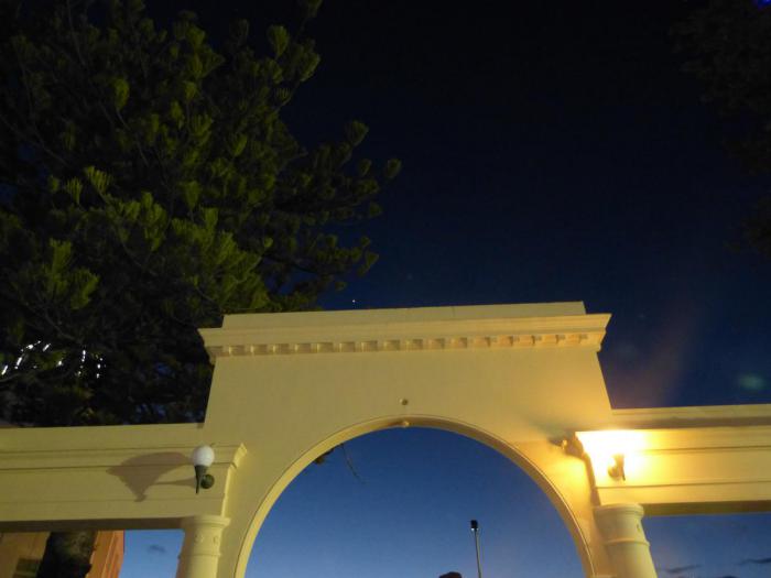 Napier Sound Shell at night