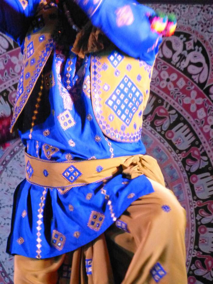 Male dancer at the Diwali Festival of Light, Napier