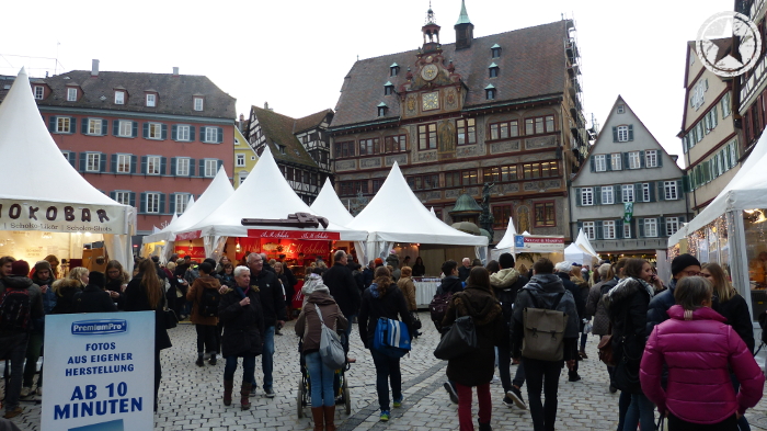 Tuebingen's Chocolate Festival as seen in the Market Square