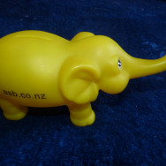 Children's elephant money box